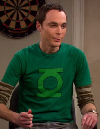 Sheldon's Green Lantern Equation Shirt 