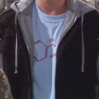 Adrenaline Molecule shirt as seen on The Big Bang Theory