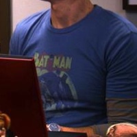 Sheldon Cooper Blue Batman Shirt