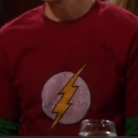 Flash Distressed Logo Shirt