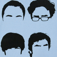 Sheldon, Leonard, Howard & Raj Hairlines Shirt