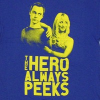 Sheldon Hero Always Peeks Shirt