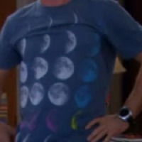 Moon phases shirt worn by Leonard