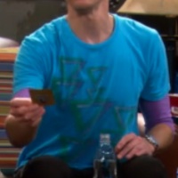 Heavy Rotation Triangles shirt worn by Sheldon Cooper