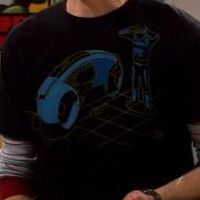 Tron Lightcycle shirt from Big Bang Theory