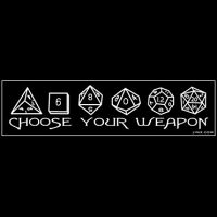 Choose Your Weapon D&D Shirt