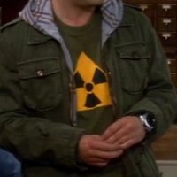 Yellow Radiation Symbol shirt